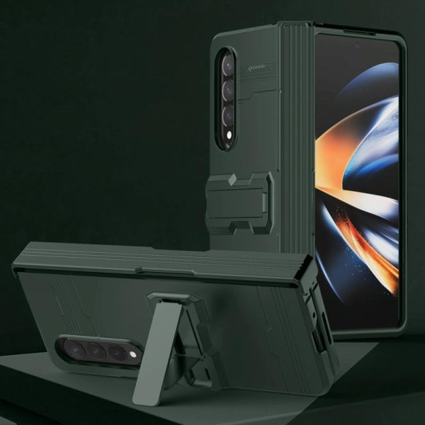 Anti-fall King Kong Phone Case for Samsung Galaxy z Fold 4 - Green - Image 2
