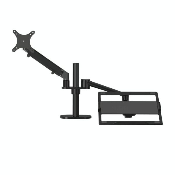 Adjustable Desktop Stand for 17-32 and 12-17 Monitors - Aluminum - Silver - Image 2