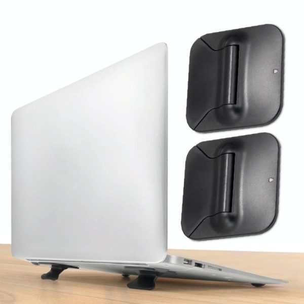 Foldable Laptop Stand - Portable and Compact - Black - Image 2