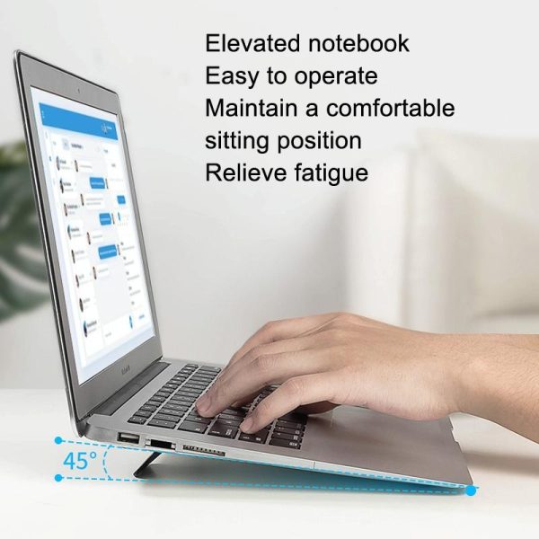 Foldable Laptop Stand - Portable and Compact - Black - Image 8