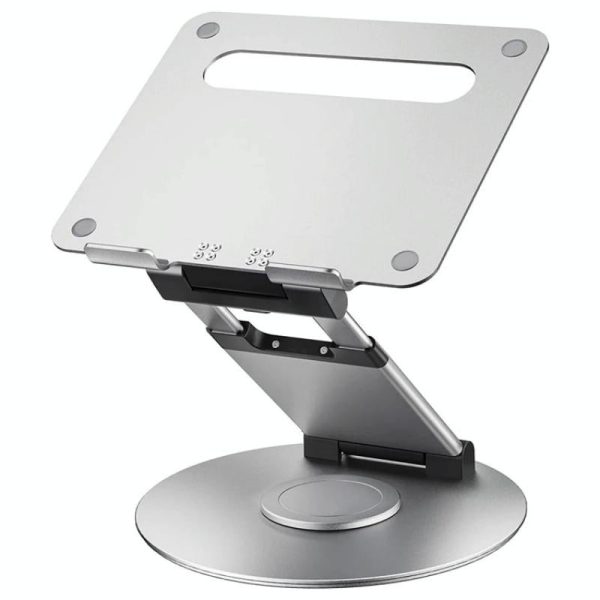 Adjustable 360 Degree Rotating Laptop Stand for 10-17 Inch Devices - Grey - Image 10