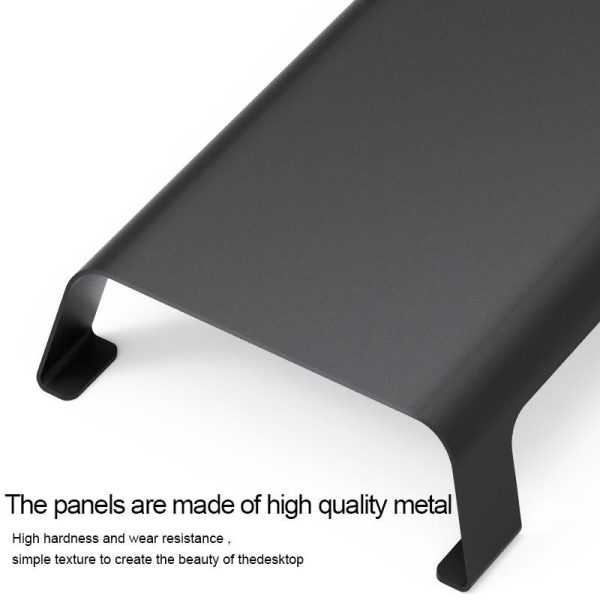 White Monitor Riser Bracket - Space-saving - Image 4