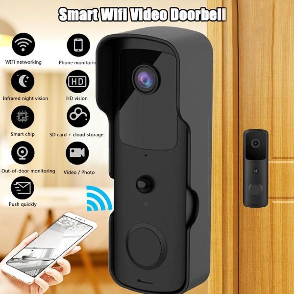 Wireless Smart Doorbell With Two-Way Intercom & Night Vision - Battery Powered - White - Image 5
