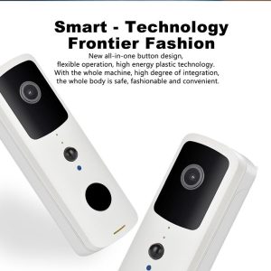 Wireless Smart Doorbell With Two-Way Intercom & Night Vision - Battery Powered - White - Image 8
