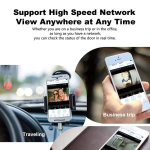 Wireless Smart Doorbell With Two-Way Intercom & Night Vision - Battery Powered - White - Image 10