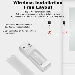 Wireless Smart Doorbell With Two-Way Intercom & Night Vision - Battery Powered - White - Image 11