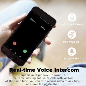 Wireless Smart Doorbell With Two-Way Intercom & Night Vision - Battery Powered - White - Image 12