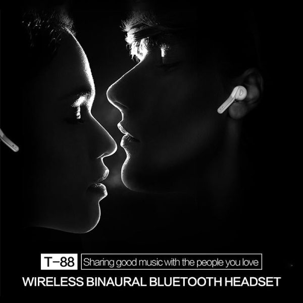 Mini Touch Control Wireless Earbuds with Charger Box - Hifi Bluetooth Tws - White - Image 11