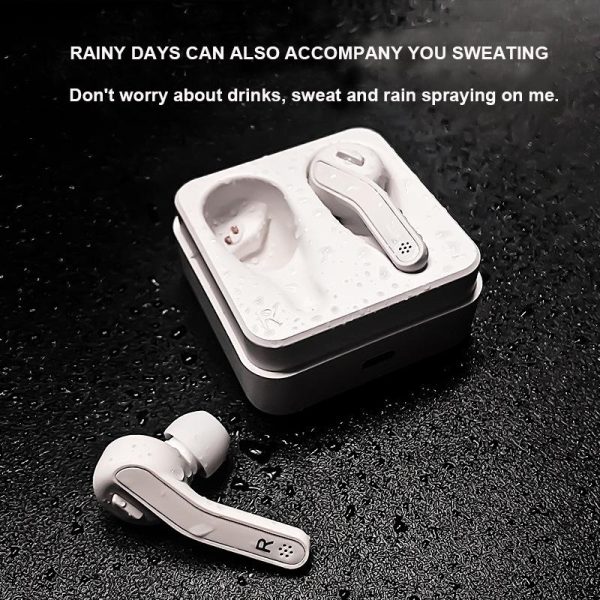Mini Touch Control Wireless Earbuds with Charger Box - Hifi Bluetooth Tws - White - Image 12