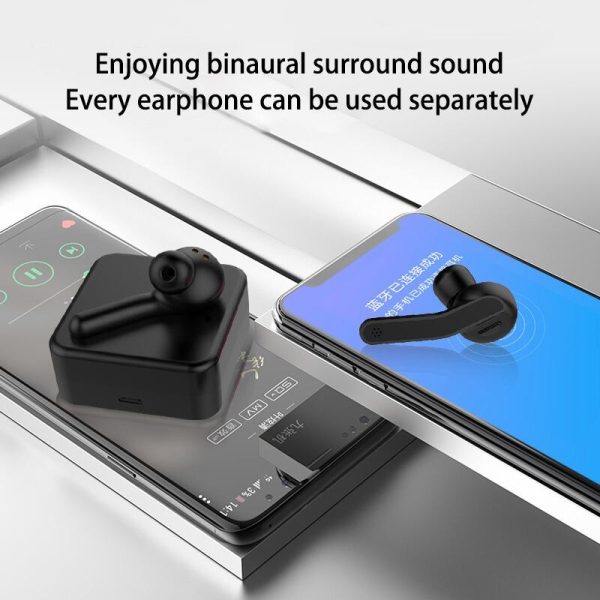Mini Touch Control Wireless Earbuds with Charger Box - Hifi Bluetooth Tws - White - Image 14