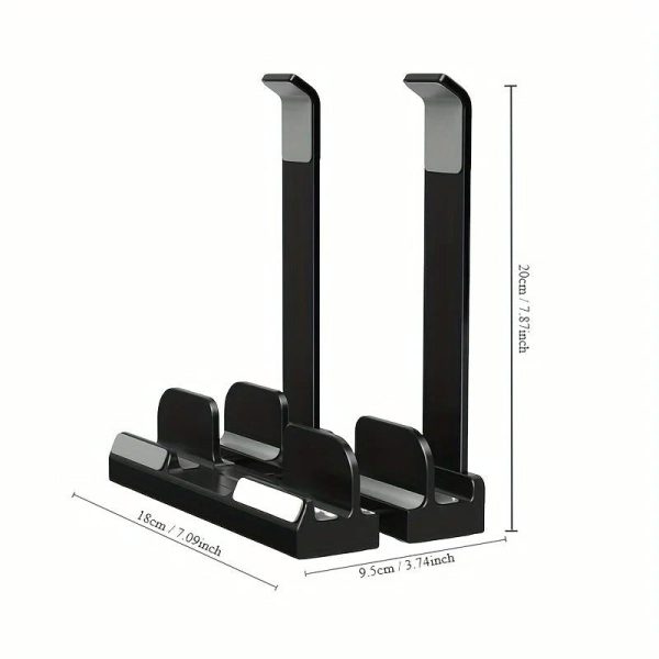 Versatile Laptop Stand with Storage and Cooling - Desktop Heightening Rack - White - Image 8