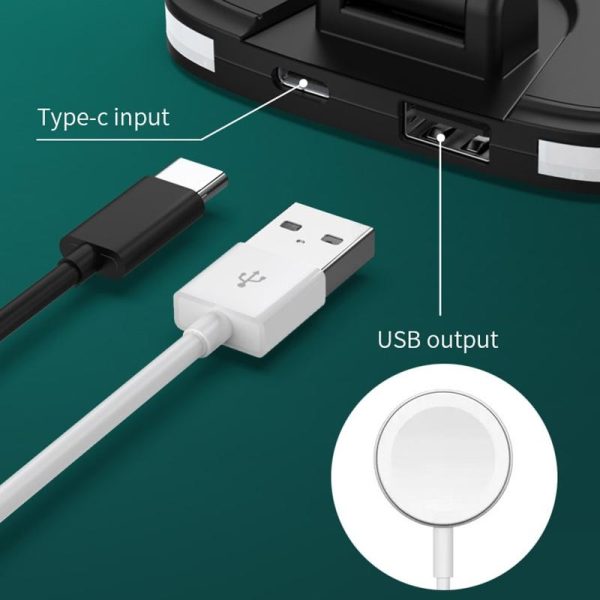15W Multifunctional Desktop Wireless Charger - White - Image 8