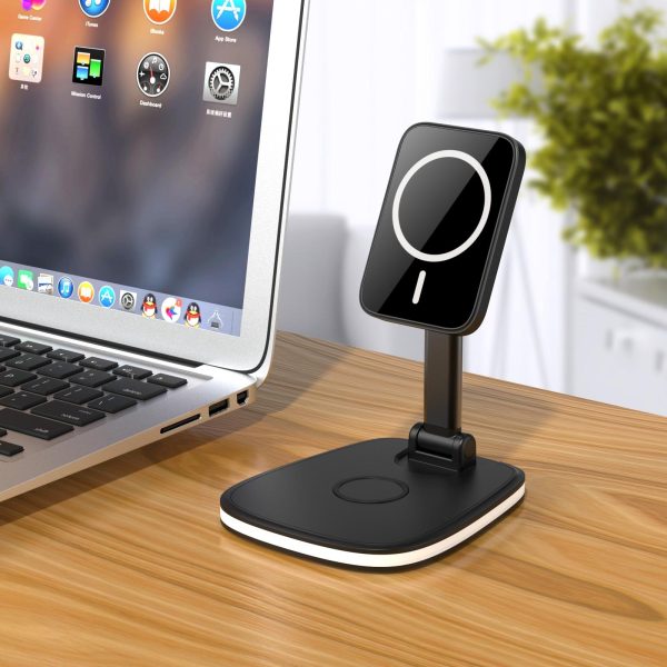 15W Multifunctional Desktop Wireless Charger - White - Image 12