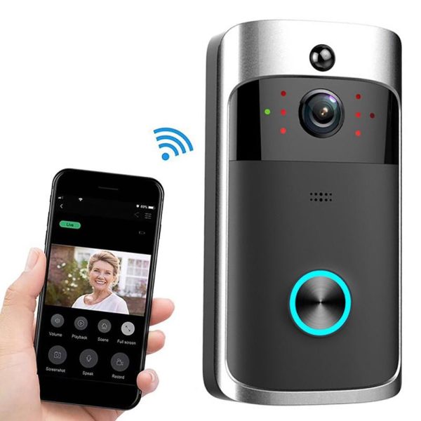 Smart Wifi Video Doorbell With Night Vision - Remote Monitoring - Image 3