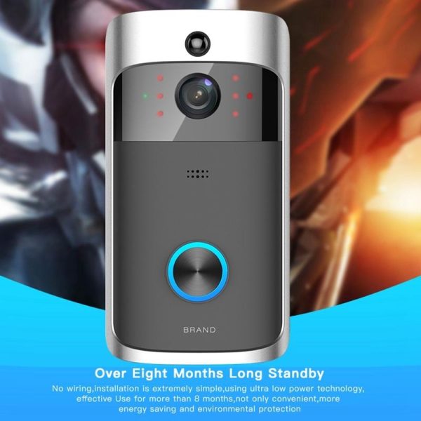 Smart Wifi Video Doorbell With Night Vision - Remote Monitoring - Image 4