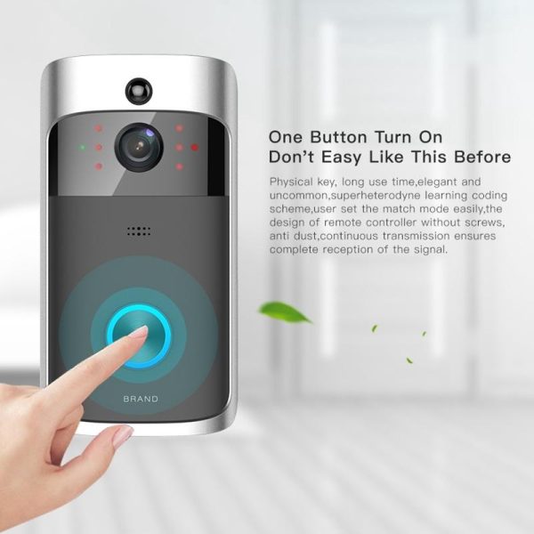 Smart Wifi Video Doorbell With Night Vision - Remote Monitoring - Image 11