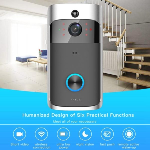 Smart Wifi Video Doorbell With Night Vision - Remote Monitoring - Image 15
