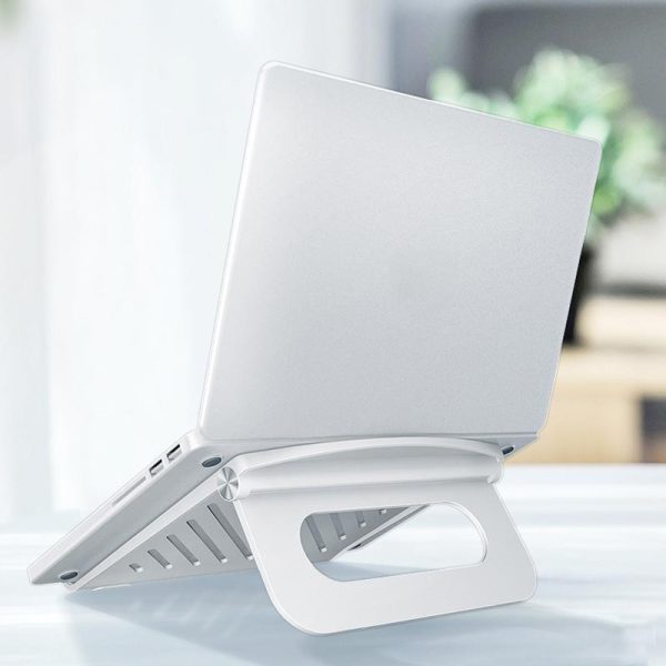 Foldable Laptop Cooling Stand - Height Adjustable - Black - Image 4