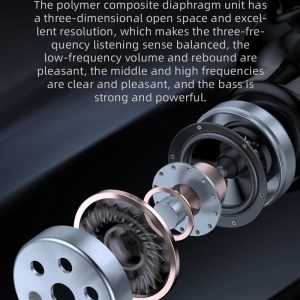 Wireless Bluetooth Earphones with Charging Case - F8 - Red Double Ear - Image 4