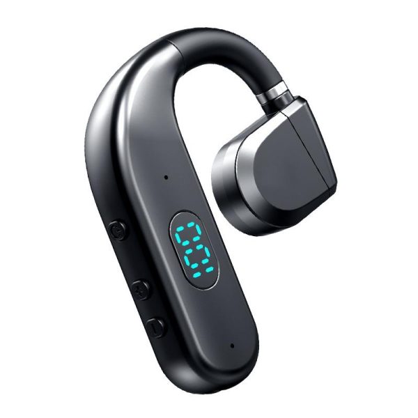 Wireless Bluetooth Headphone with Digital Display - Black - Midnight Blue - Image 3
