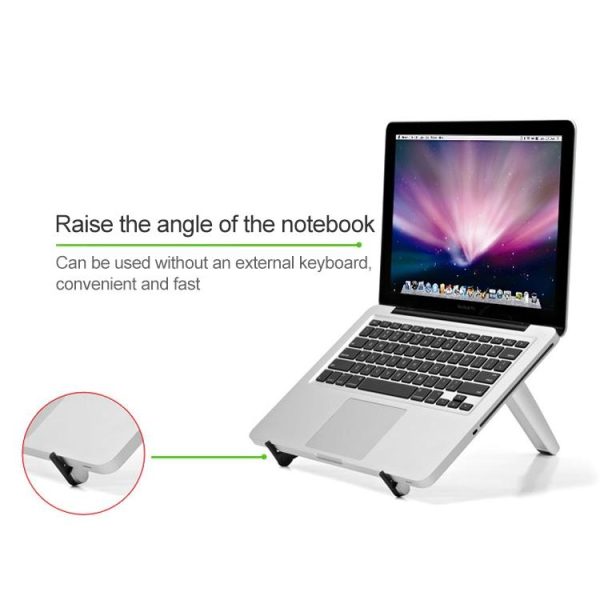 Triangle Cooling Bracket for Tablets Laptops and Desktops - White - Image 8
