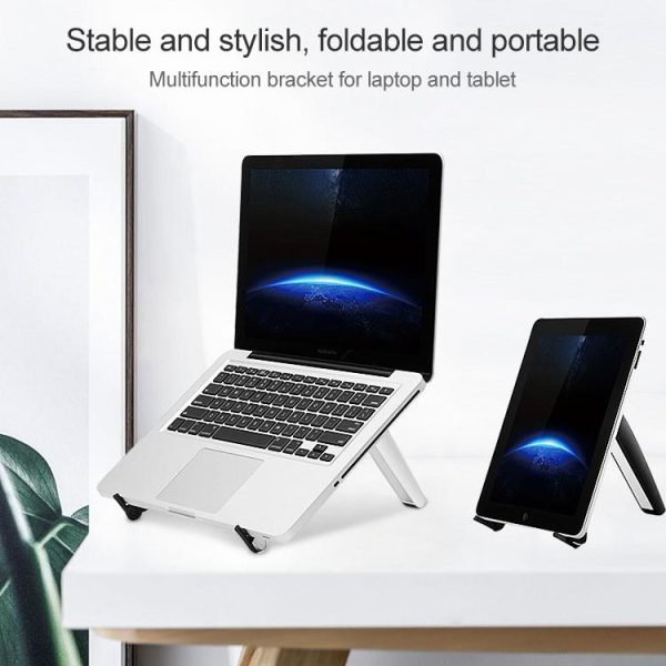 Triangle Cooling Bracket for Tablets Laptops and Desktops - White - Image 9