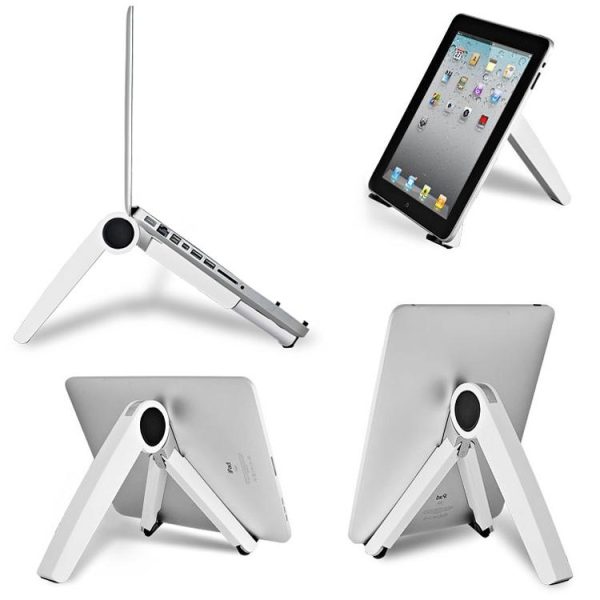 Triangle Cooling Bracket for Tablets Laptops and Desktops - White - Image 14