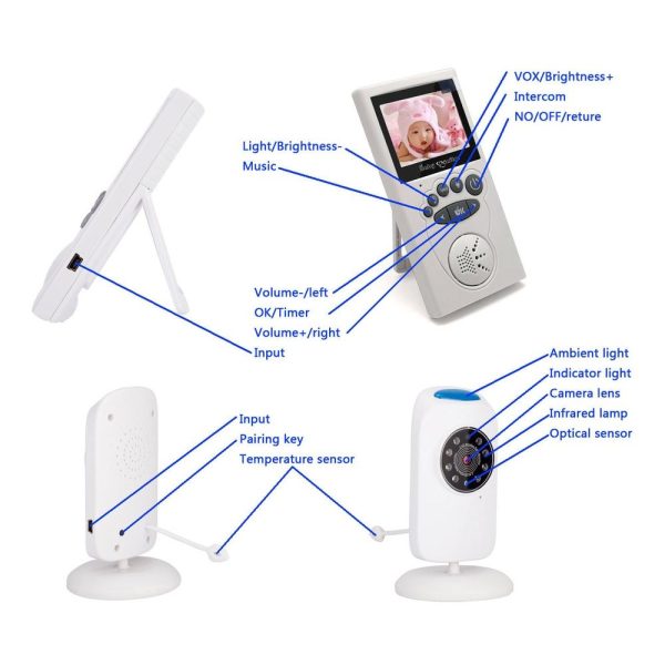 2.4 Wireless Baby Monitor Camera - Surveillance - Image 13