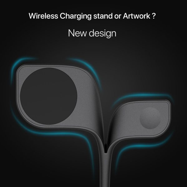 15W 5 In 1 Magnetic Wireless Charger With Stand - White - Image 15