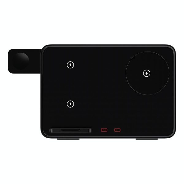 15W Magnetic Wireless Charger With Night Light - White - Image 3
