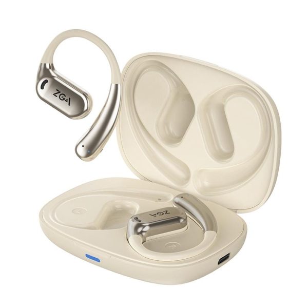 Wireless Bluetooth Earphone Ear-mounted - White - Image 2