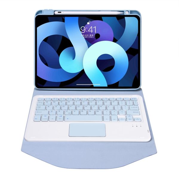 Bluetooth Keyboard Leather Case For Ipad Pro 11 With Pen Slot And Touchpad - Pink - Image 5