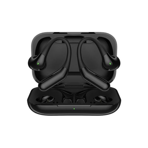 Wireless Half In-ear Sports Earphones - Black - Image 2