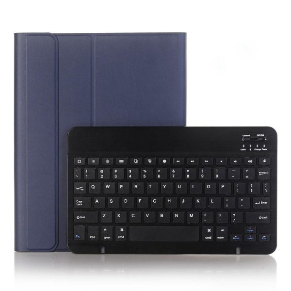 Bluetooth Keyboard Leather Tablet Case For Ipad Air 3 / Pro 10.5 / 10.2 - Detachable - Dark Blue - Image 2