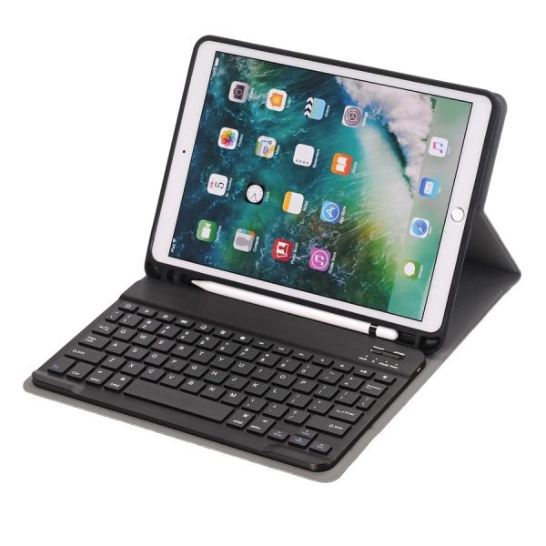 Bluetooth Keyboard Leather Tablet Case For Ipad Air 3 / Pro 10.5 / 10.2 - Detachable - Dark Blue - Image 5