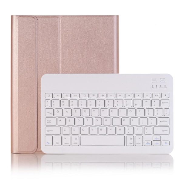 Bluetooth Keyboard Leather Tablet Case For Ipad Air 3 / Pro 10.5 / 10.2 - Detachable - Dark Blue - Image 10
