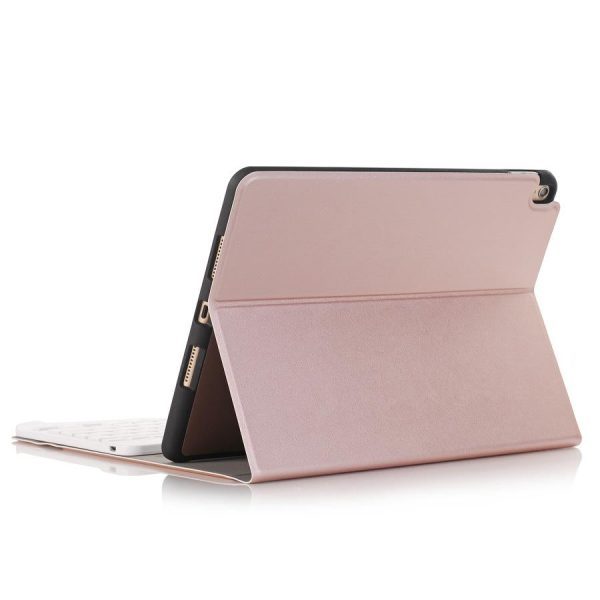 Bluetooth Keyboard Leather Tablet Case For Ipad Air 3 / Pro 10.5 / 10.2 - Detachable - Dark Blue - Image 11