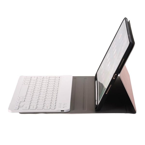 Bluetooth Keyboard Leather Tablet Case For Ipad Air 3 / Pro 10.5 / 10.2 - Detachable - Dark Blue - Image 12