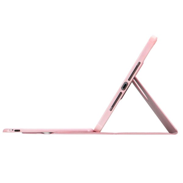 360 Rotation Bluetooth Keyboard Leather Case For Ipad 10.9 2022 - Pink - Image 15