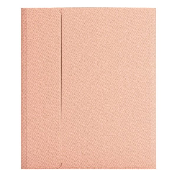 Detachable Bluetooth Keyboard Tablet Case For Ipad Pro 12.9 With Holder Pen Slot - Pink - Image 3