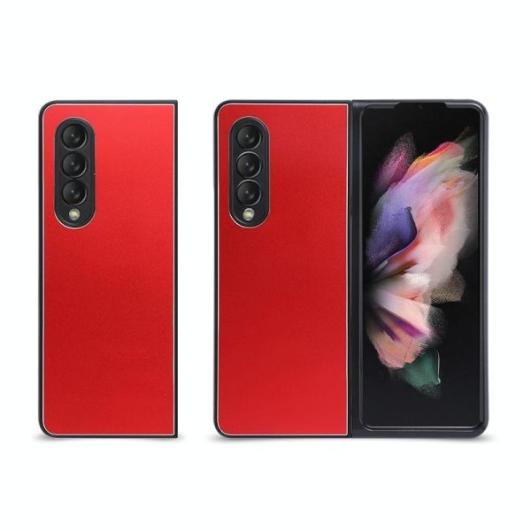 Aluminum Foldable Phone Case for Samsung Galaxy z Fold 4 - Blue - Image 2