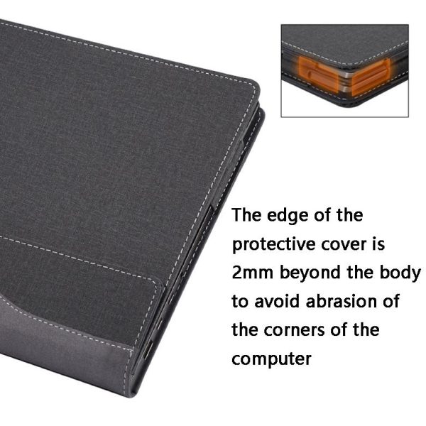 Protective Leather Case for Huawei Honor Magicbook - Slim Design - Wine Red - Image 7