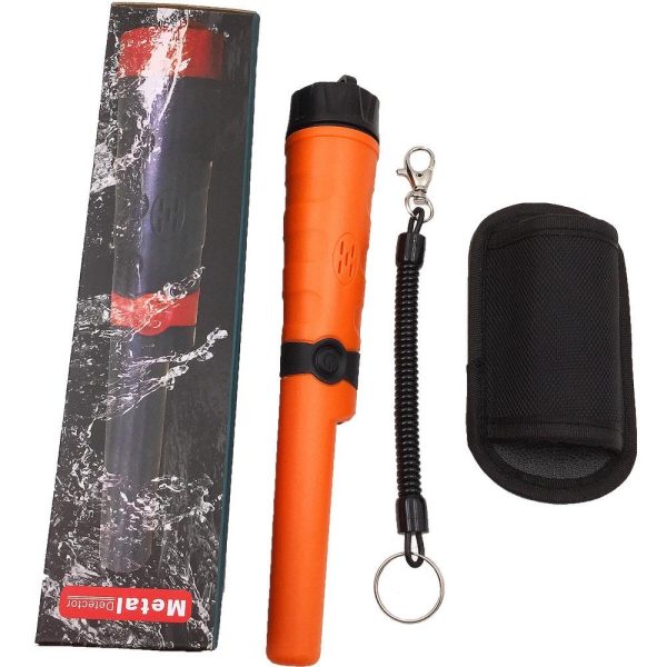 Waterproof Metal Detector with Adjustable Sensitivity - Orange - Image 3