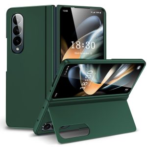 Foldable Phone Case with Holder for Samsung Galaxy z Fold 4 - Full Coverage - Green - Image 1