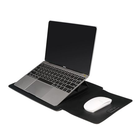 3-in-1 Multifunctional Laptop Bag - Fits 13.3 Inch - Pu Material - Black