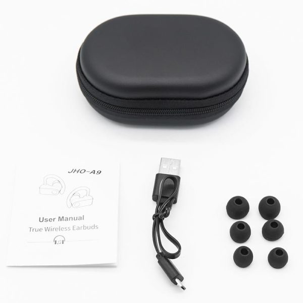 Jho-a9 Tws Wireless Bluetooth Earphones with Charging & Storage Bag - Image 7