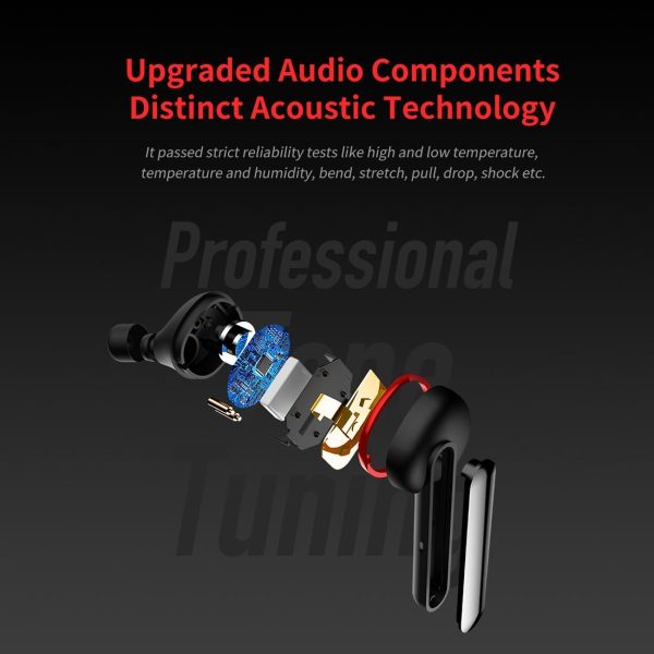 Waterproof Wireless Bluetooth Earphones - Stereo 5.0 - Black - Image 14