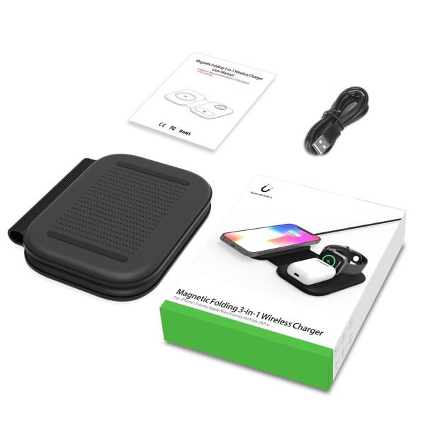 15W 3 In 1 Magnetic Wireless Charger For Iphone Apple Watch Airpods - Image 8