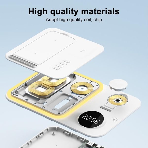 30W Wireless Charger Multifunctional - Black - Image 6