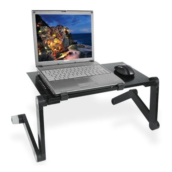 Adjustable Foldable Laptop Stand - 360 Degree Portable Aluminum Desk Holder - Image 5